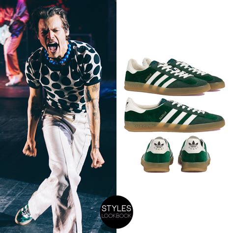 tenis harry styles gucci|Harry Styles Gucci wardrobe.